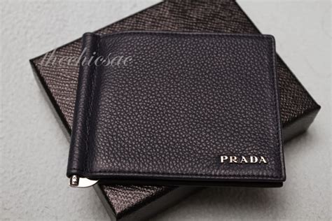 money clip wallet prada